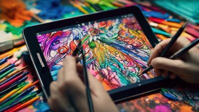 dibujo en tableta samsung