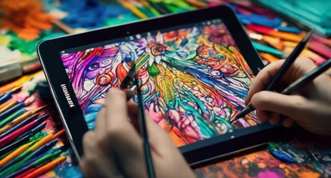 dibujo en tableta samsung